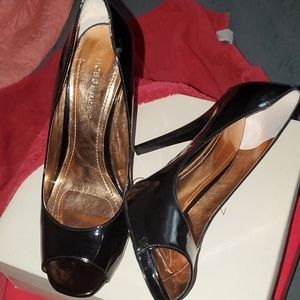 BCBG Generations peep toe pumps